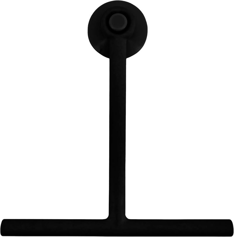 Splash Home Shower Squeegee for Glass Doors - Black Bathroom Squeegee with Suction Hook, Glass Shower Door Squeegee for Streak-Free Cleaning, Shower Wiper for Glass Doors and Tiles, 8.5" Wide Blade - Image 1